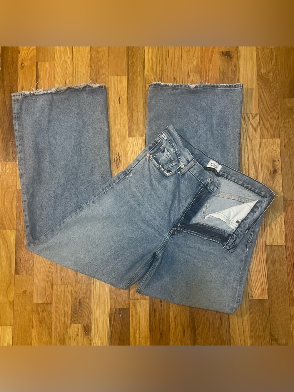 Citizens of Humanity Paloma Baggy Wide Leg Jeans Mischief Size 28 - Picture 8 of 10